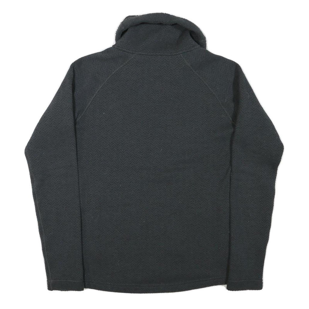 BERGHAUS Womens Black Plain Funnel Neck Basic Knit Jumper S Outdoor Hiking