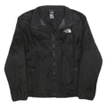 THE NORTH FACE Womens Black Zip Jacket XL Polyester Fleece Logo Casual Outdoor