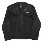 THE NORTH FACE Womens Black Zip Jacket XL Polyester Fleece Logo Casual Outdoor