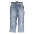 G-STAR Mens Jeans Blue Regular Straight Denim Medium W32 L29 Zip Casual