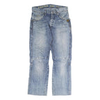 G-STAR Mens Jeans Blue Regular Straight Denim Medium W32 L29 Zip Casual