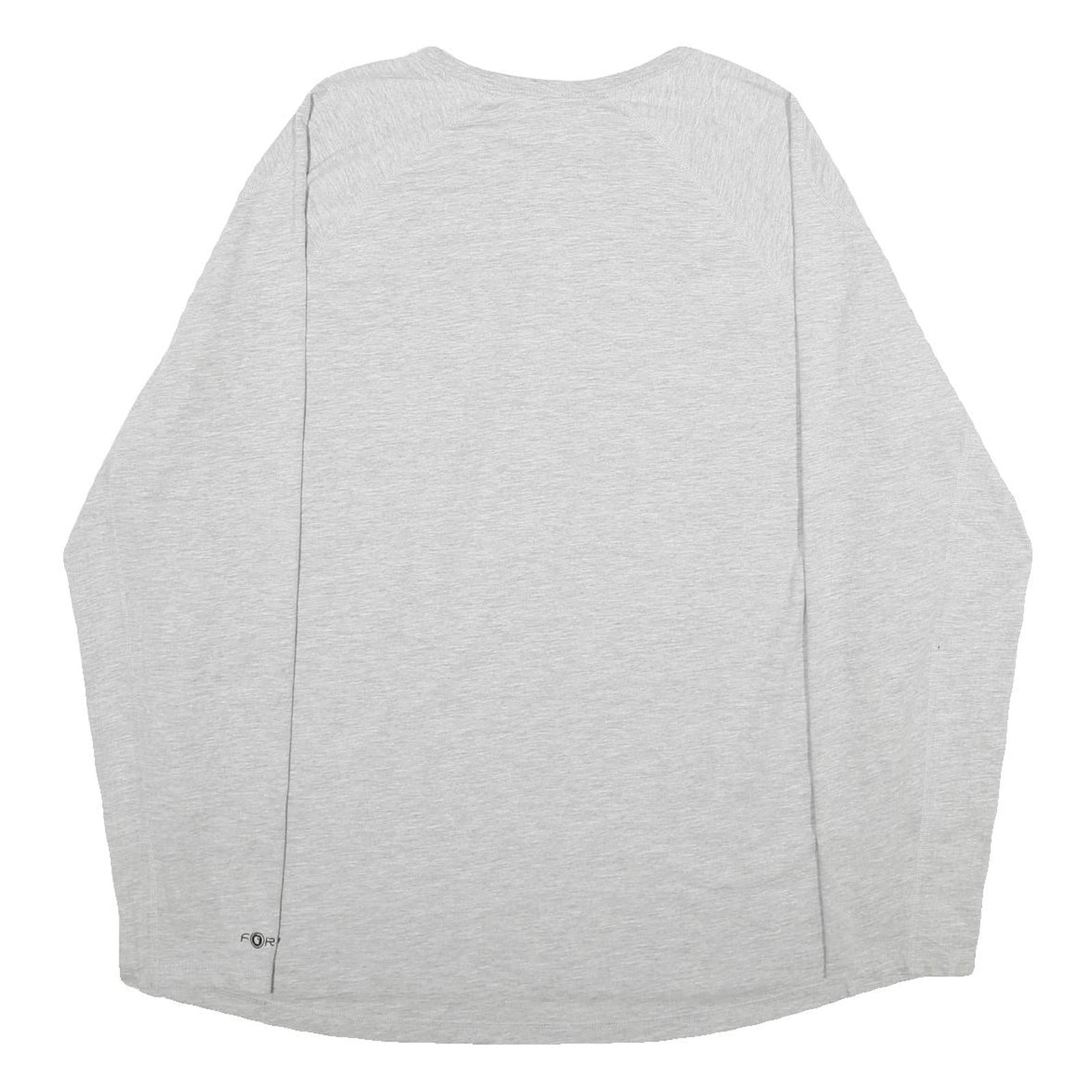 CARHARTT Mens Grey Long Sleeve T-Shirt XL Crew Neck Sunrun Commercial Pocket