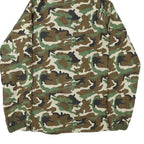 VSKA Mens Green & Brown Camouflage Zip Jacket M Cotton Blend Casual Outdoor