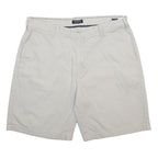 NAUTICA Mens Shorts White Casual L W36 Classic Cotton Lightweight