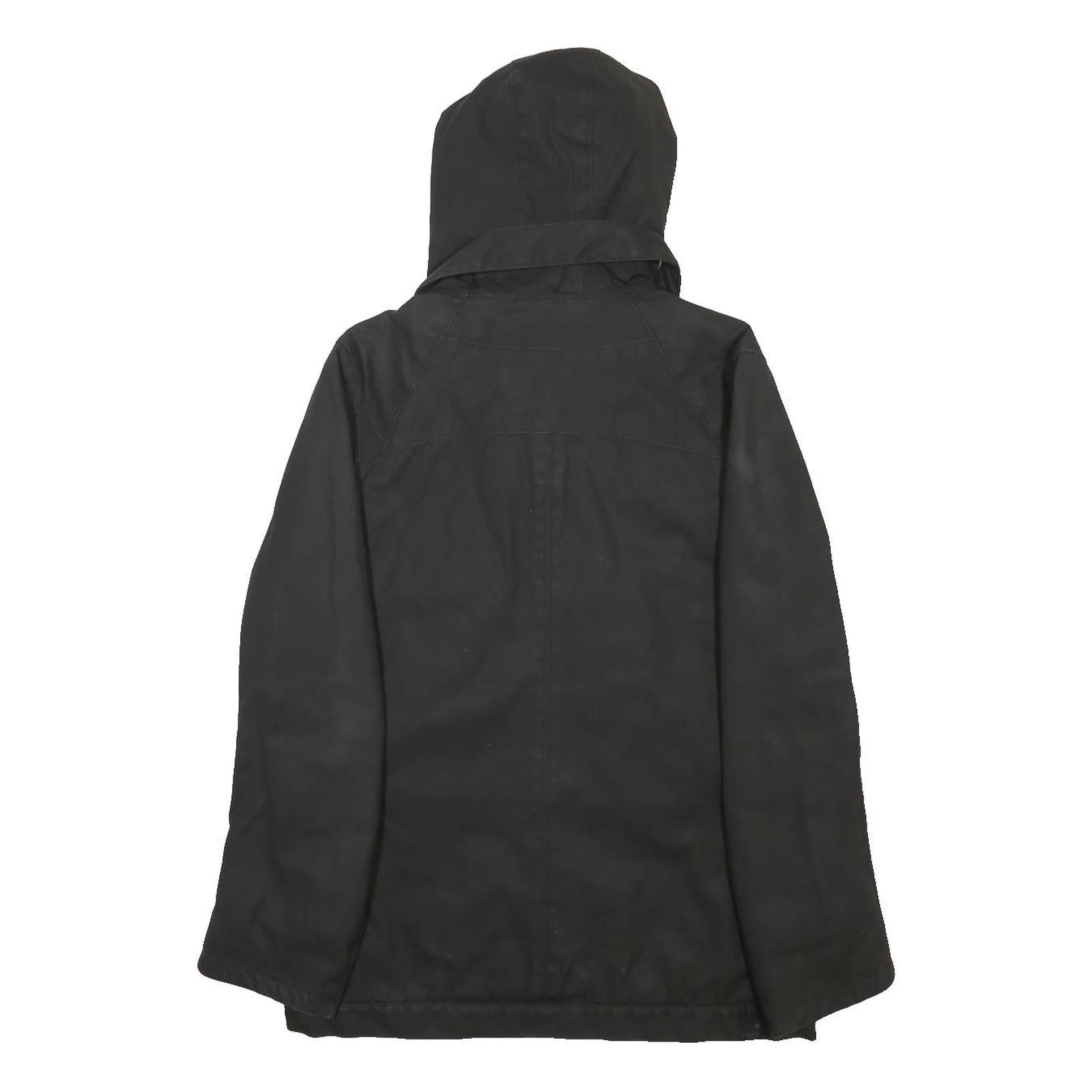 G-STAR Mens Black Zip Hooded Cotton Jacket L Casual Outerwear