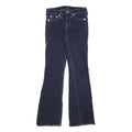 TRUE RELIGION Womens Denim Blue Regular Flared Cotton Blend W25 L32 Jeans