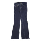 TRUE RELIGION Womens Denim Blue Regular Flared Cotton Blend W25 L32 Jeans