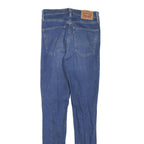 LEVI'S Womens Blue Slim Skinny Denim Medium W27 L29 Ripped Distressed Jeans