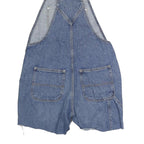 OLD NAVY Womens Blue Cotton Denim Dungarees Loose S W14 L37 Casual Summer