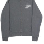 NIKE Womens Grey ¼ Zip Hoodie XL Purdue Boilermakers Zip-Up Sweater