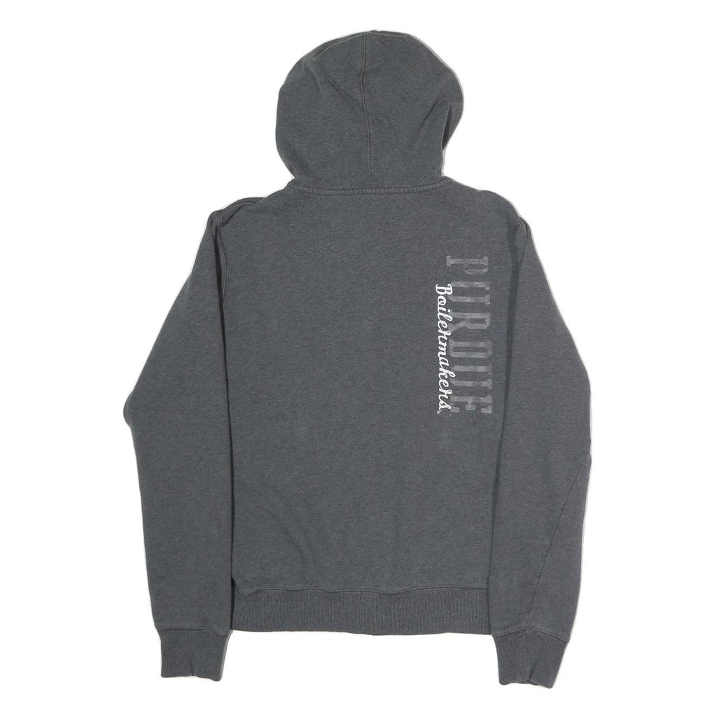 NIKE Womens Grey ¼ Zip Hoodie XL Purdue Boilermakers Zip-Up Sweater