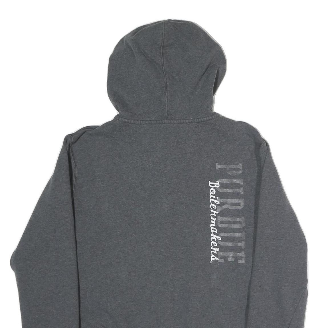 NIKE Womens Grey ¼ Zip Hoodie XL Purdue Boilermakers Zip-Up Sweater