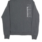 NIKE Womens Grey ¼ Zip Hoodie XL Purdue Boilermakers Zip-Up Sweater