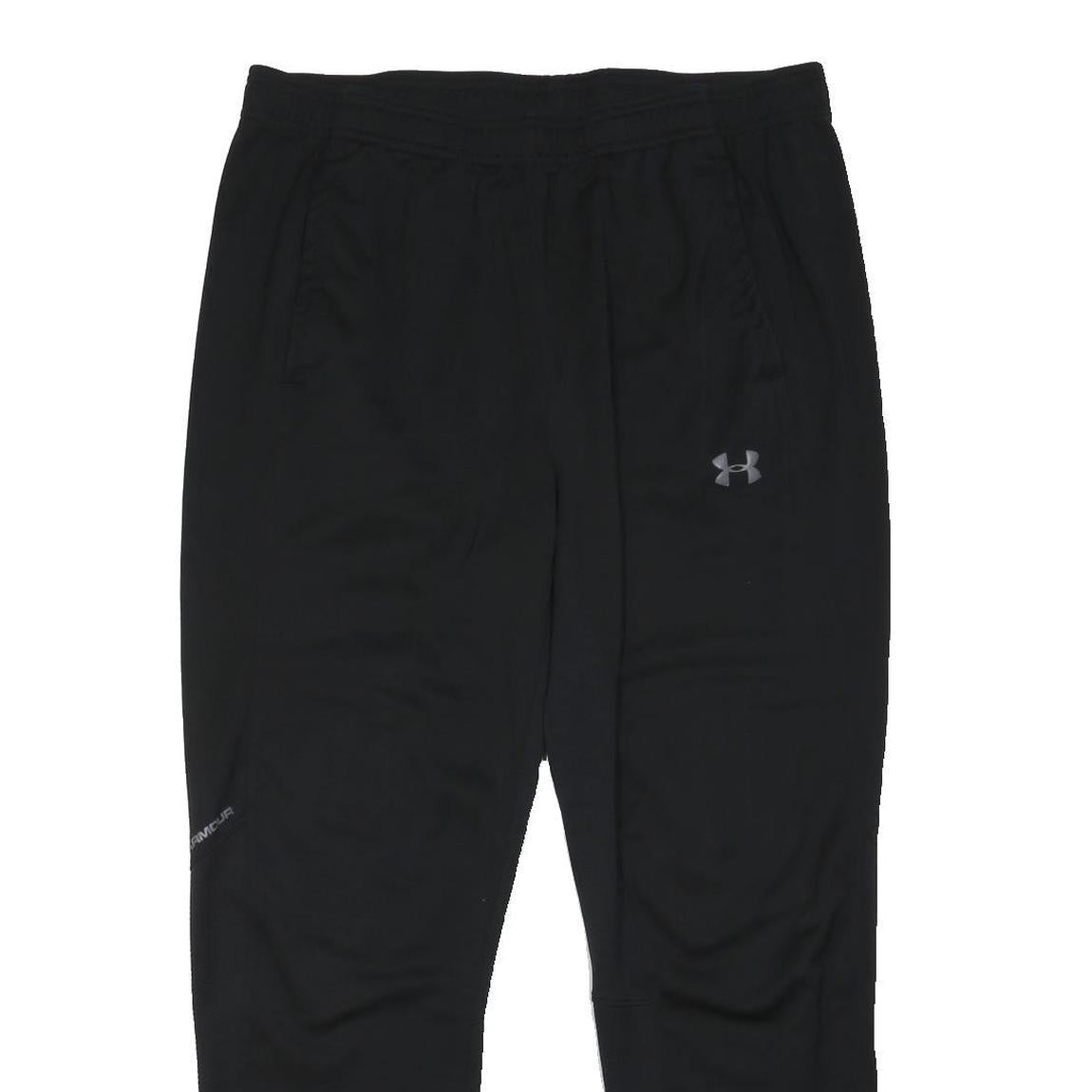 UNDER ARMOUR Mens Joggers Black Slim Tapered XL W34 L27 Performance Sweatpants