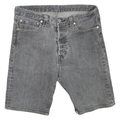 LEVI'S Womens Shorts Grey Denim Casual M W32 Classic Fit Comfortable