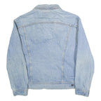 LEE Mens Blue Denim Jacket L Cotton Button Closure Classic Fit Chest Pockets