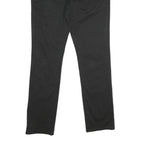CALVIN KLEIN JEANS Mens Regular Fit Black Cotton Blend Trousers W32 L34 Classic