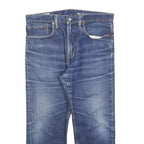 LEVI'S 502 BIG E Mens Jeans Blue Regular Straight Denim Medium W34 L25 Classic