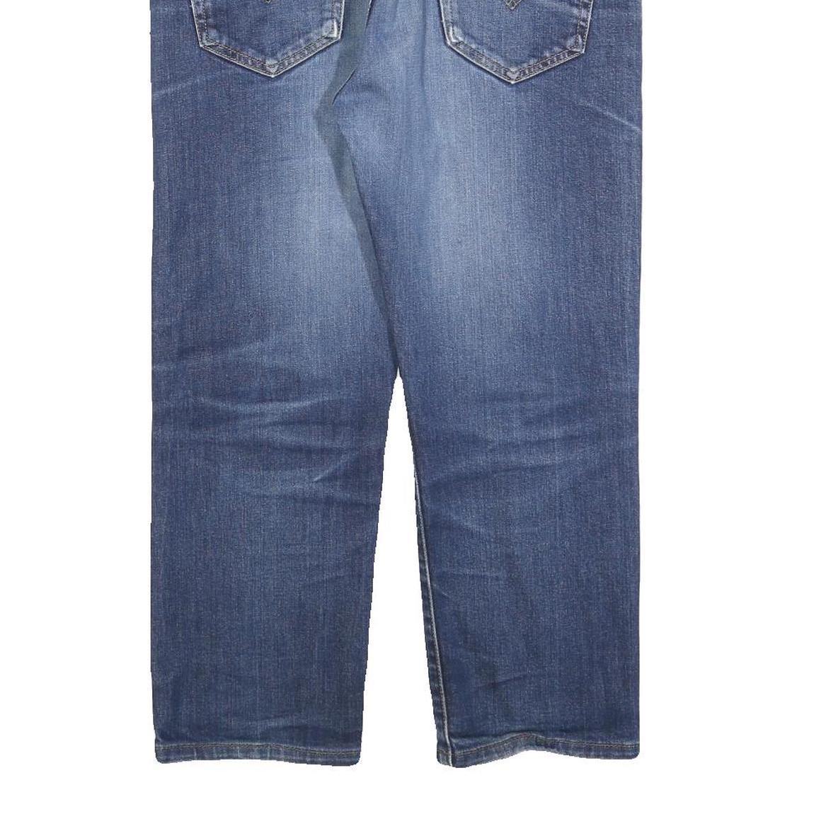 LEVI'S 502 BIG E Mens Jeans Blue Regular Straight Denim Medium W34 L25 Classic