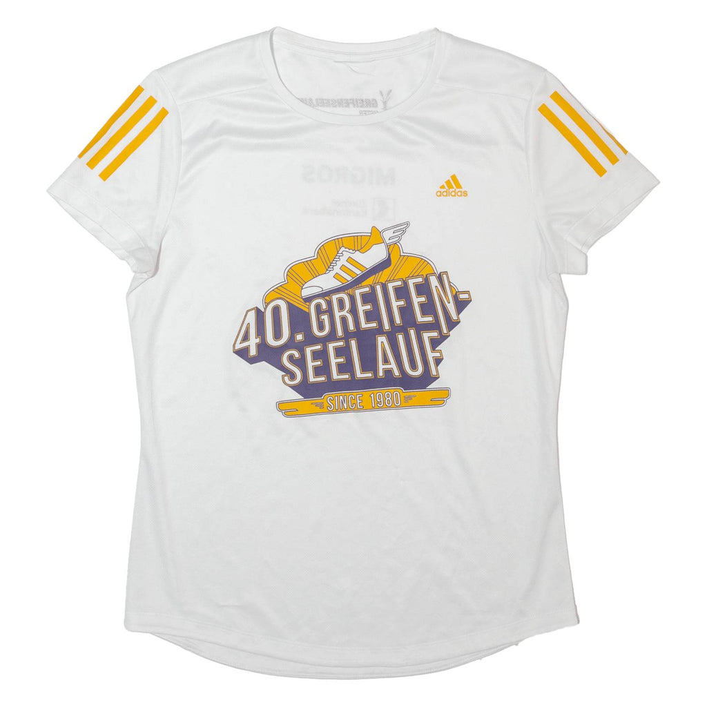 ADIDAS 40. Greifenseelauf Mens T-Shirt White XS