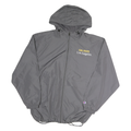 CHAMPION Mens Grey Zip Hooded Jacket 2XL Polyester Cal State Los Angeles Golden