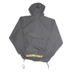 CHAMPION Mens Grey Zip Hooded Jacket 2XL Polyester Cal State Los Angeles Golden