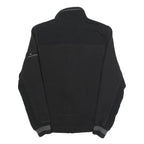 TOMMY HILFIGER Mens Black Cotton Blend Jacket S Zip Closure Plain Lightweight