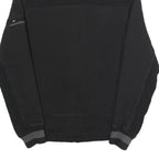 TOMMY HILFIGER Mens Black Cotton Blend Jacket S Zip Closure Plain Lightweight