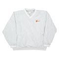 REEBOK Training Columbus East Basketball Mens Sweatshirt Grey V-Neck USA 2XL