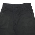 DICKIES Mens Black Casual Cotton Blend Shorts M W30 Durable Classic Fit