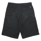 DICKIES Mens Black Casual Cotton Blend Shorts M W30 Durable Classic Fit