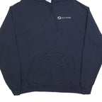 CHAMPION Mens Navy Blue Sciton Hoodie XL Ready Set Launch Graphic
