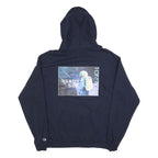 CHAMPION Mens Navy Blue Sciton Hoodie XL Ready Set Launch Graphic