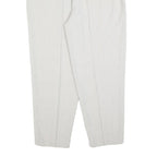 CARTOON Womens Relaxed Cream Trousers W32 L28 Casual Office Wear Zip Closure