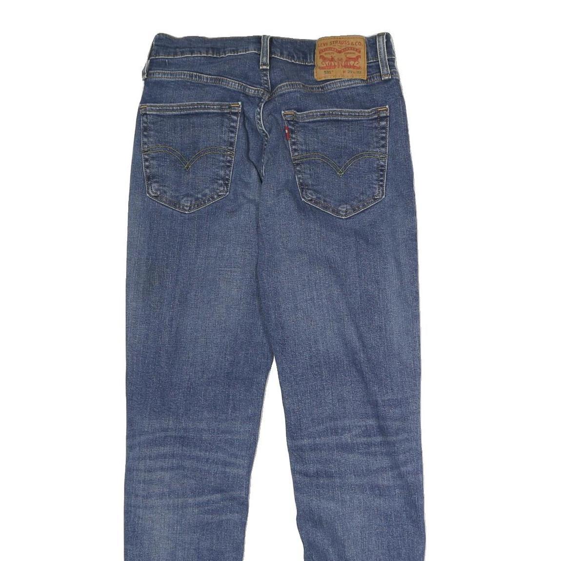 LEVI'S 511 Mens Slim Blue Denim Medium Wash Jeans W26 L29 Zip Classic Fit