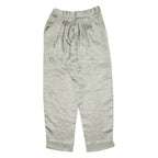 Pleated Chino Womens Trousers Silver Relaxed Tapered 90s W26 L26