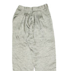 Pleated Chino Womens Trousers Silver Relaxed Tapered 90s W26 L26