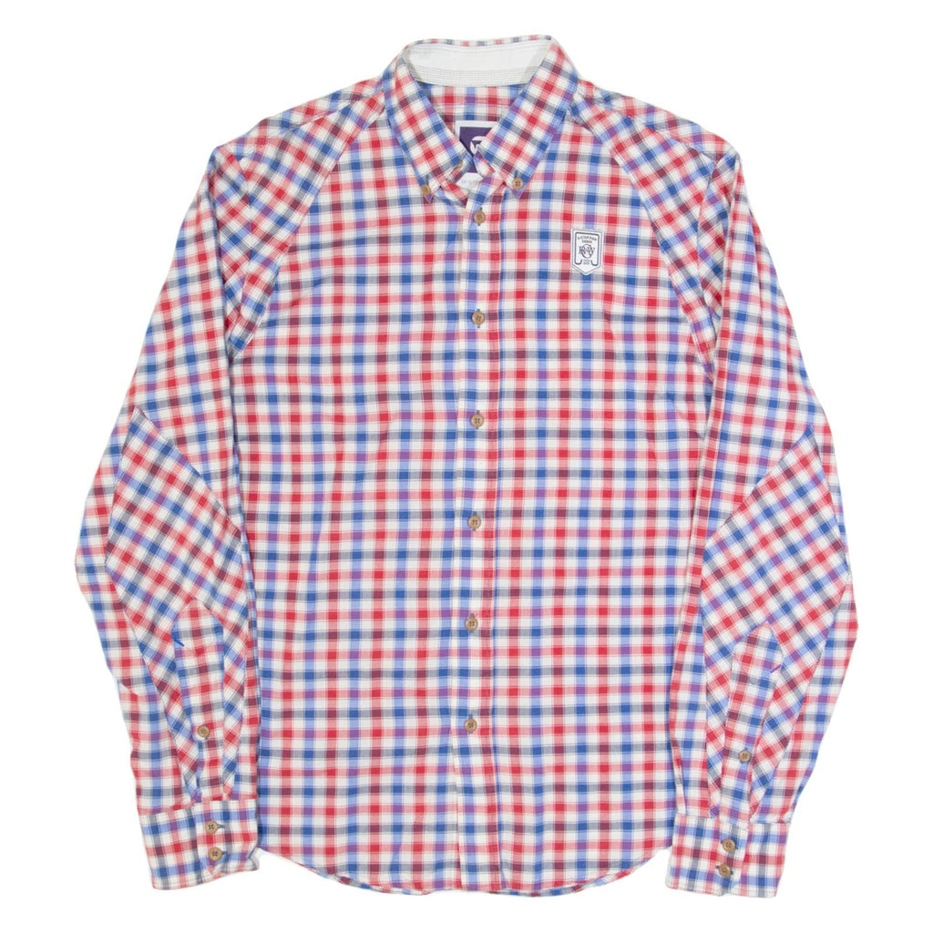G-STAR Mens Shirt Red Gingham Long Sleeve M