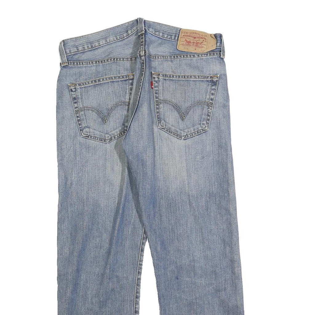 LEVI'S 501 Mens Jeans Blue Regular Straight Denim Medium W34 L28 Classic Fit