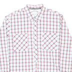 HILFIGER DENIM Womens Red & White Check Shirt 2XL Button Down Casual Cotton