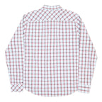 HILFIGER DENIM Womens Red & White Check Shirt 2XL Button Down Casual Cotton