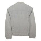 ARMANI EXCHANGE Mens Grey Cotton Blend Button Jacket L Casual Lightweight