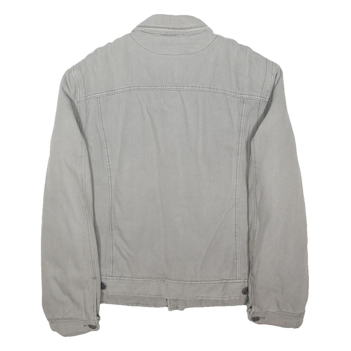 ARMANI EXCHANGE Mens Grey Cotton Blend Button Jacket L Casual Lightweight