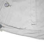 ARMANI EXCHANGE Mens Grey Cotton Blend Button Jacket L Casual Lightweight