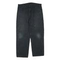 DICKIES Mens Black Regular Fit Straight Denim Jeans W36 L28 Workwear Durable