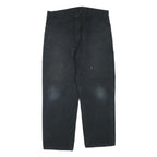 DICKIES Mens Black Regular Fit Straight Denim Jeans W36 L28 Workwear Durable