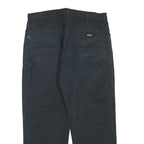 DICKIES Mens Black Regular Fit Straight Denim Jeans W36 L28 Workwear Durable