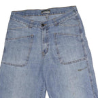 CREATOR Mens Denim Blue Cotton Shorts M W34 Casual Pocketed