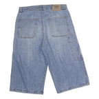CREATOR Mens Denim Blue Cotton Shorts M W34 Casual Pocketed