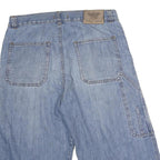 CREATOR Mens Denim Blue Cotton Shorts M W34 Casual Pocketed